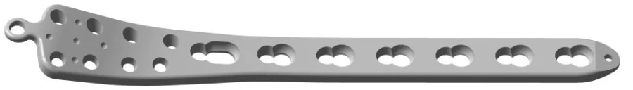 Medial Condyle Plate with Screw Holes (4-10 holes, Length 134-242mm) Right & Left