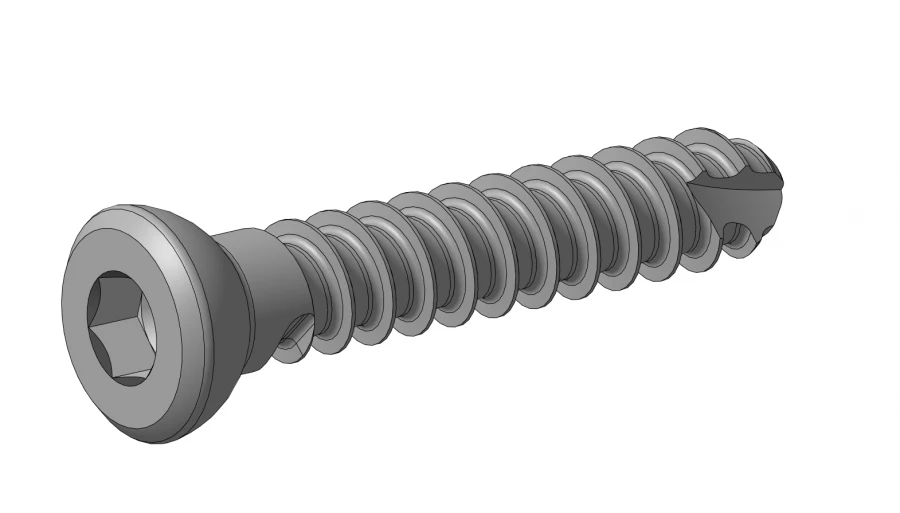 Locking Screws Ø 4mm, Length 20-80mm, Step 2mm, Article 642.0XX