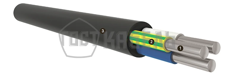 Power Cable with Plastic Insulation up to 1kV AVVGng(A)