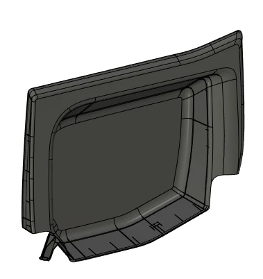 Right Rear Interior Trim Panel for Car 96822119ZD