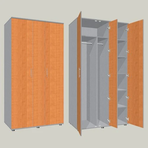 Three-Door Wardrobe and Document Cabinet SHGK-4