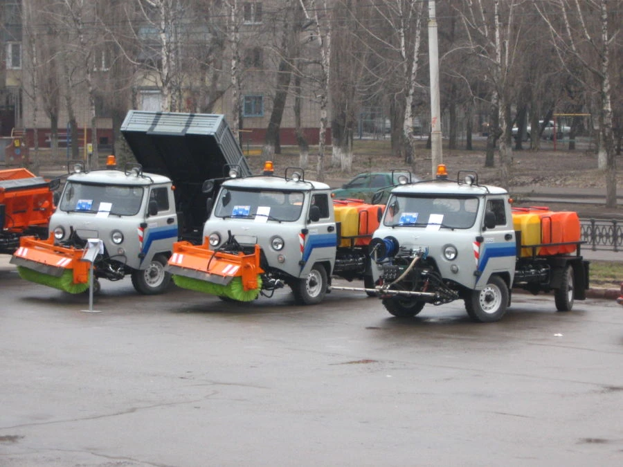 Multifunctional Combined Machine "Chistik" MKM-1904-09 with Attachments