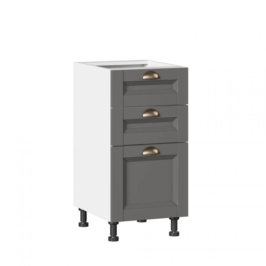 Premium Kitchen Cabinet Fronts Set with 3 Drawers - Ameli-3 LD.299800.000