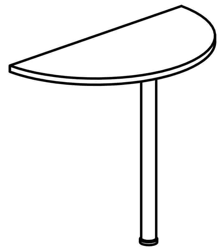 Briefing Extension with Metal Support 8895 Series "Galant