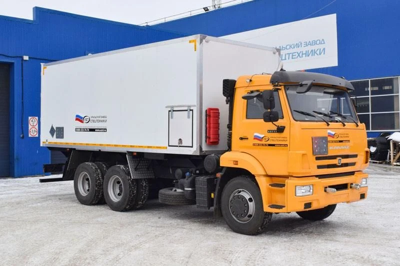 Explosive Material Transport Vehicle UZST04 586В-10 on KAMAZ 65115-RR