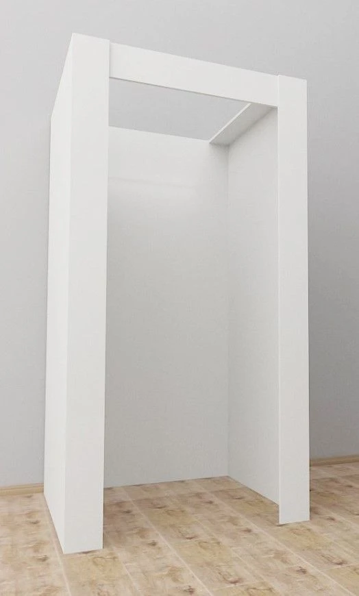 Fitting Room Frame Made of Laminated Particleboard