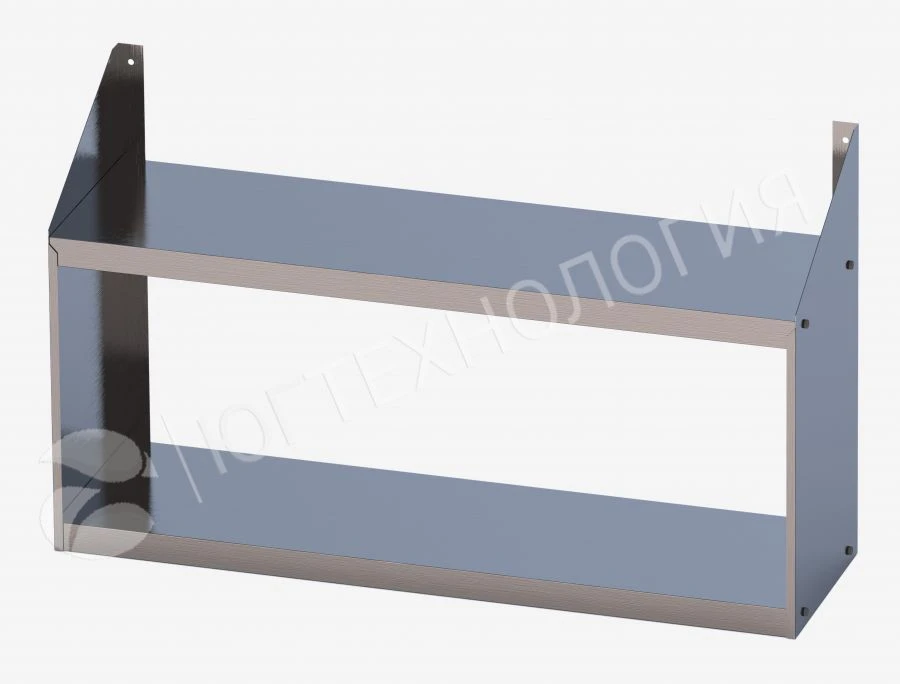 Open Kitchen Shelf PNK-2 - Stainless Steel, 0.8mm Thickness