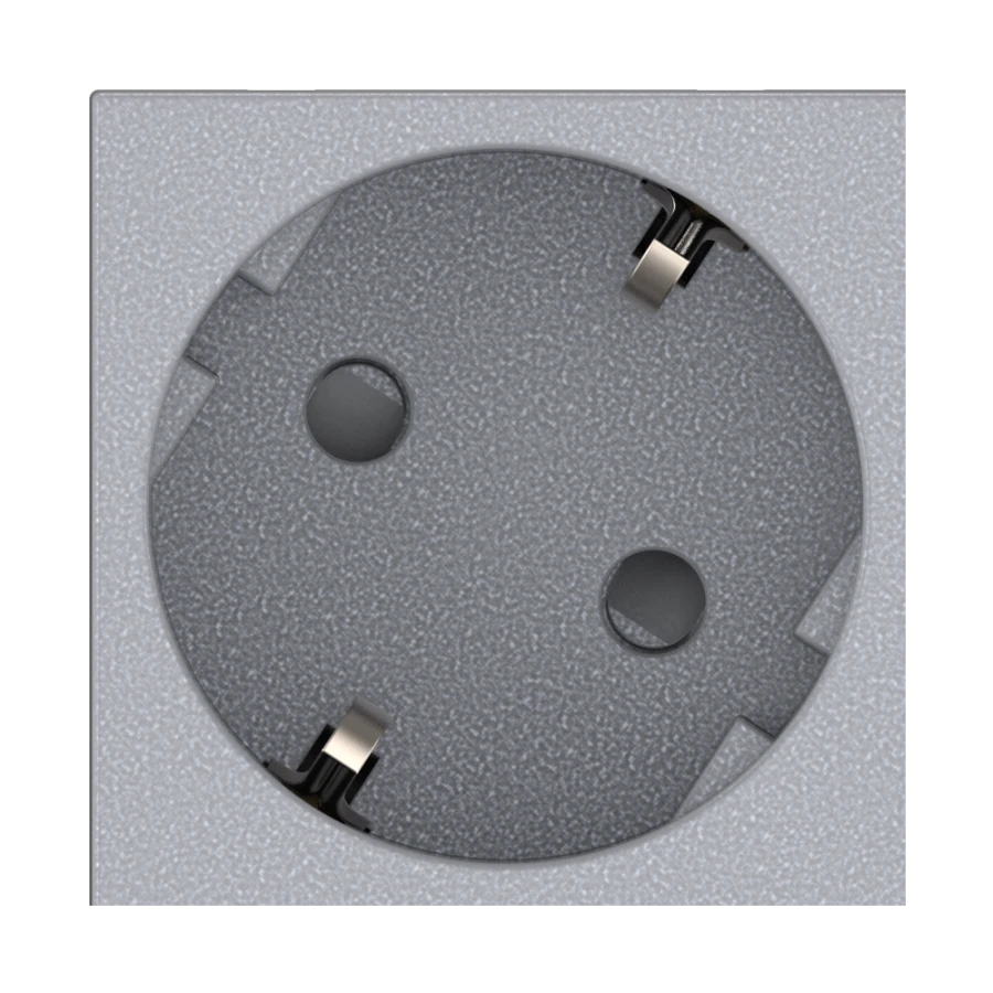 Caduceus Aling Hide Modular Socket with Grounding 16A 250V