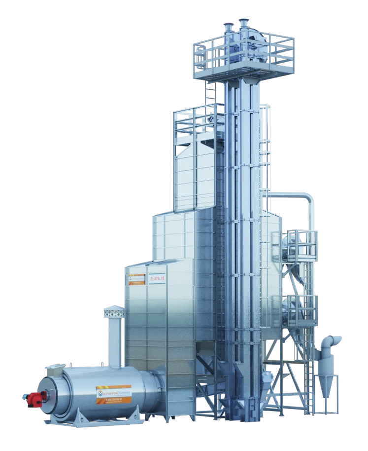 Zlata Modular Grain Dryer Zlata 10 (Direct Heating, Gas)