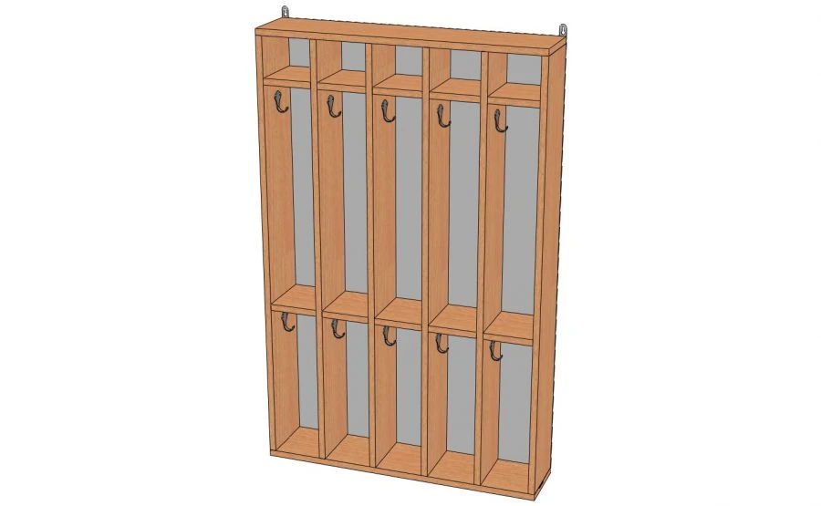 Towel Rack with Multiple Shelves, Model VP-2