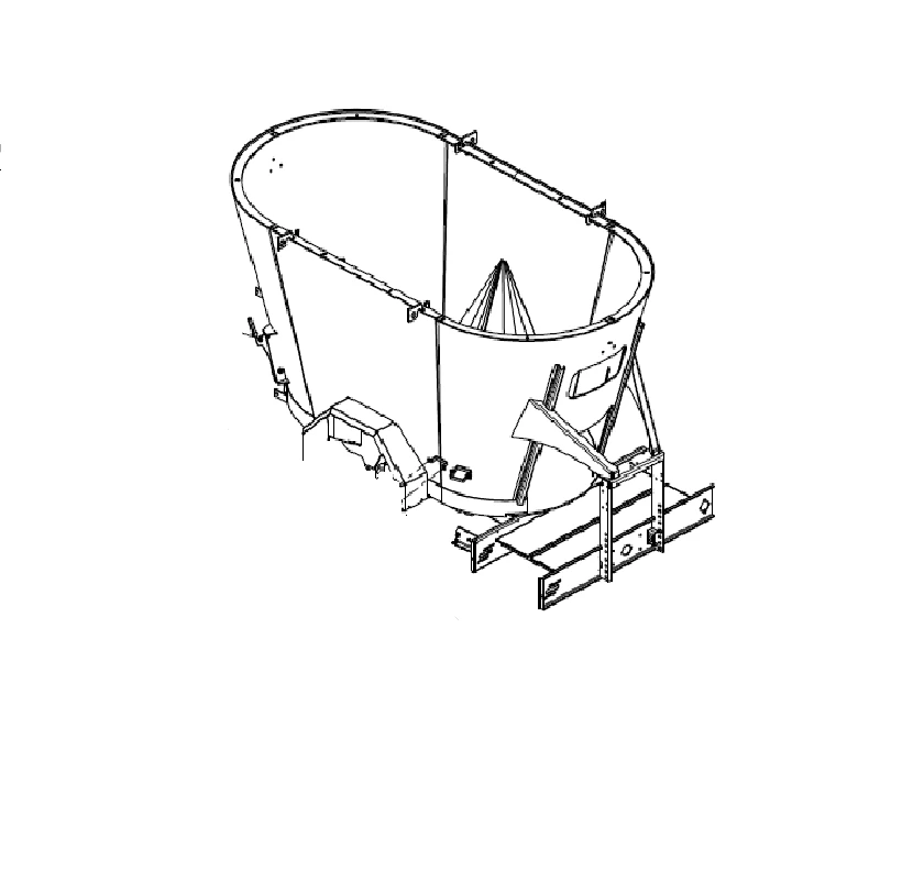 Solomix 2 1000 VLL Mixing Bunker for Agricultural Equipment