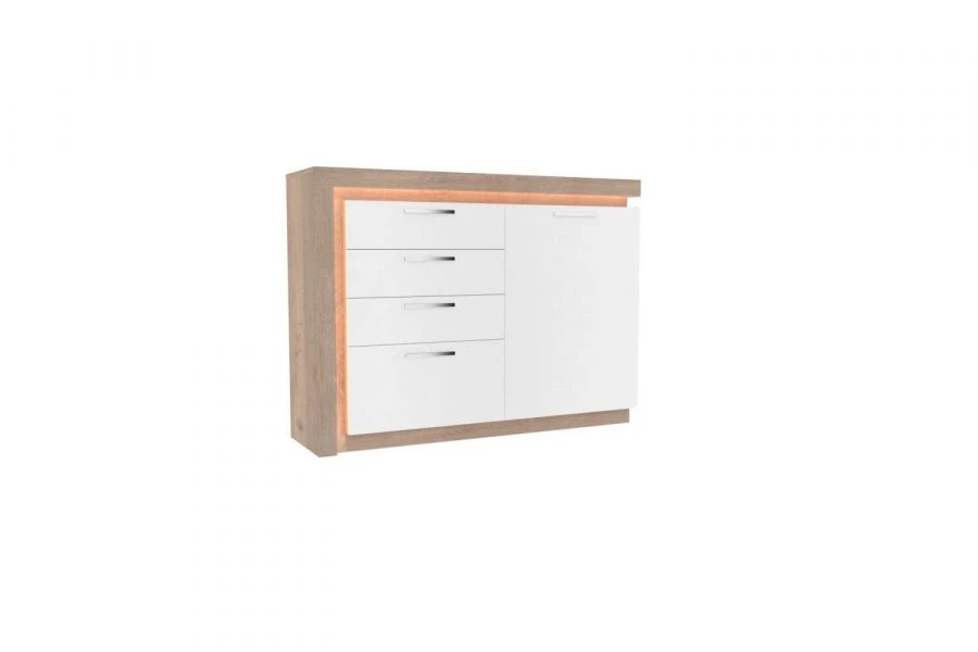 Right Neon Chest of Drawers (Nelson/White) Model LD.667110.000