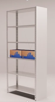 Side Panel for Warehouse Rack 600, Marking "MS MEBEL