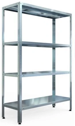 Industrial Shelving Unit STP(P)-C with 4 Solid Shelves