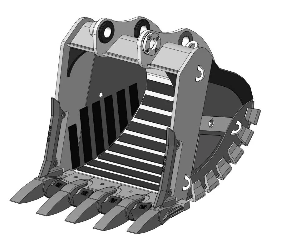 Heavy-Duty Rock Bucket RDX-83.21-H1