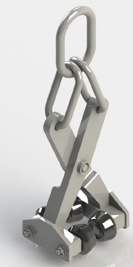 Roller Rail Grab for Lifting and Moving R65 Rails