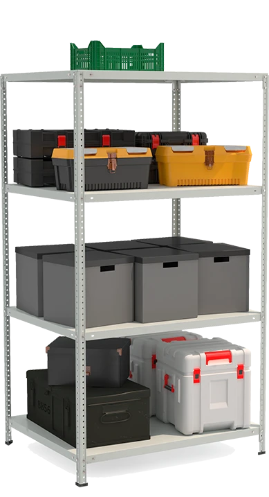 Reinforced Metal Shelf Rack STF Model 1084-1.8