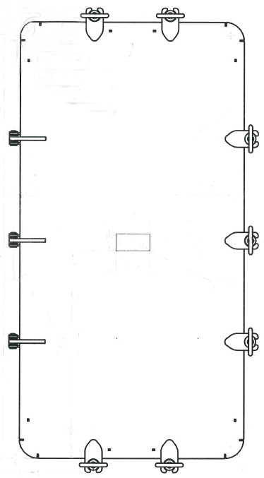 Rectangular Waterproof Ventilation Covers for Maritime Applications