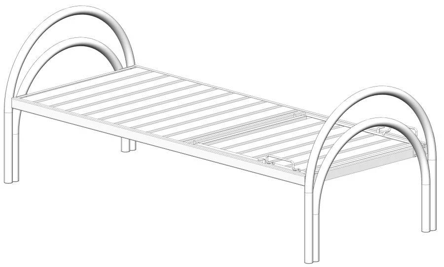Hospital Bed with Headrest KФ0-01-«МСК» (МСК-132Р)