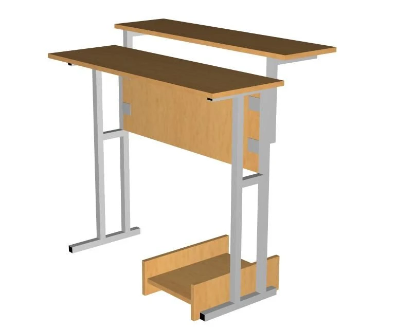 Height Adjustable Student Computer Desk