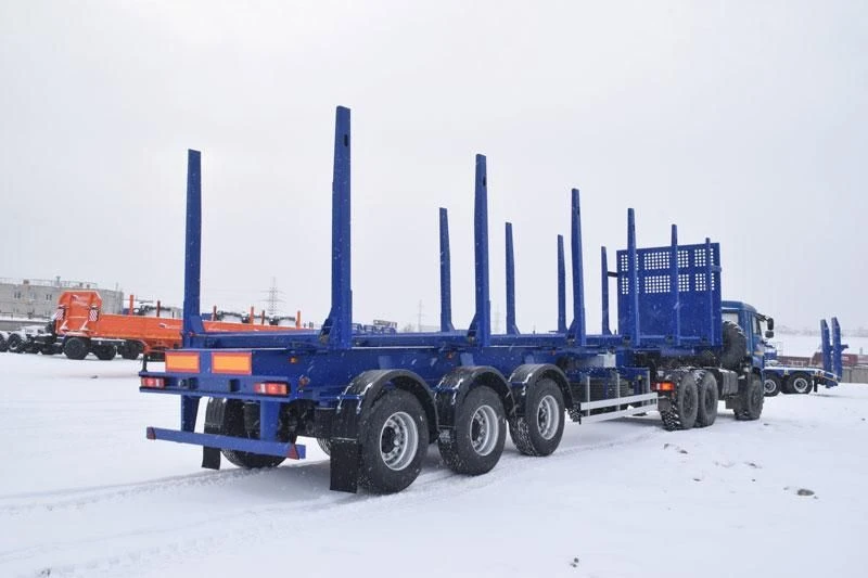 Timber Transportation Semi-Trailer, UZST Model 9178, Modification 9178-0000034
