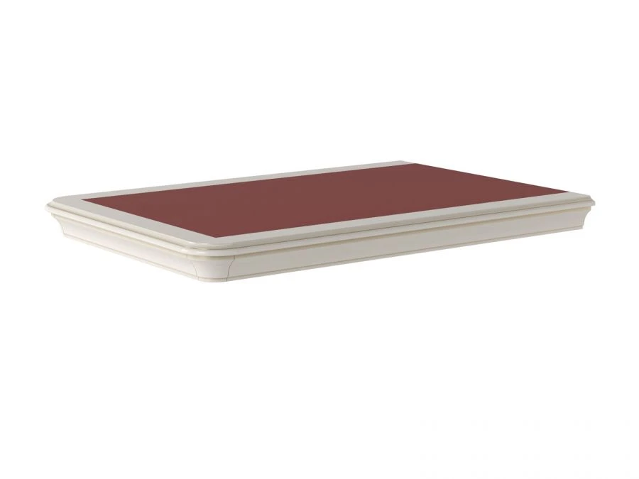 Elegant Executive Desk Top with Leather Inset 1400x1200x100 MN-TOP 1412E