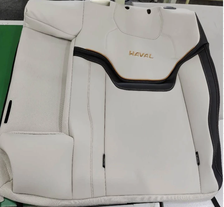 Left Rear Seat Back Cover Gray Artificial Leather 7002130XST33AZ6