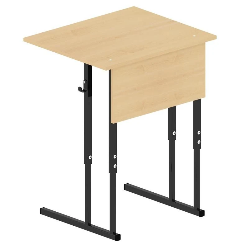 Single Student Desks with Metal Frame Type I 600x500mm