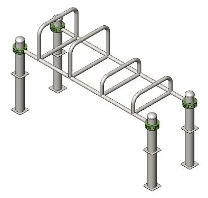 Workout Parallel Bars with Push-up Supports AKS-710