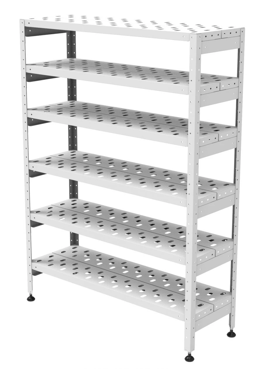 Mesh Shelf for Kitchen Inventory S-6R-0.5/1.2/2.2