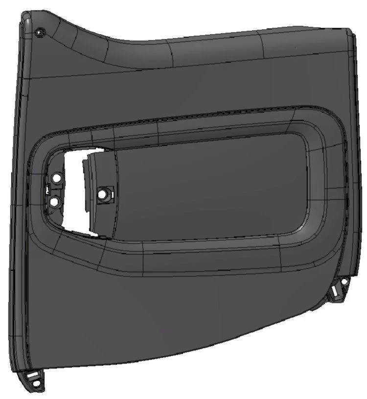 Right Rear Door Trim Assembly for M1 and N1 Vehicles 1681238081
