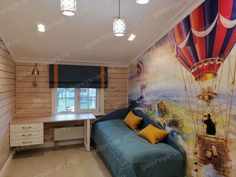 Decorative Roman Curtain with Pattern