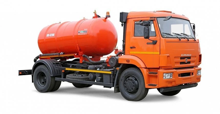 Vacuum Cleaning Machine KO-520A, Model KO-520A, Base Chassis: KAMAZ-43253-G5
