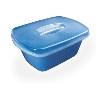 Polymer Containers with Perforated Tray and Lid for Pre-Sterilization Cleaning