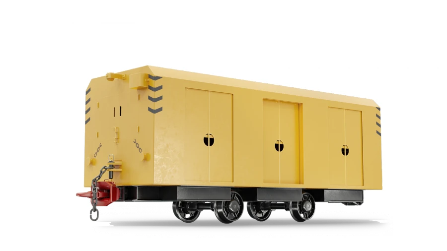 Passenger Mine Cart for Underground Transport