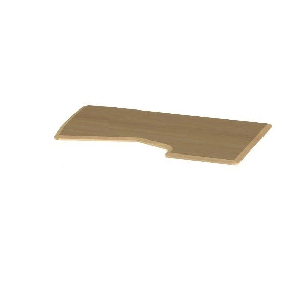 Ergonomic Right Desk Top 160x90x2.5 "Comfort" K.654