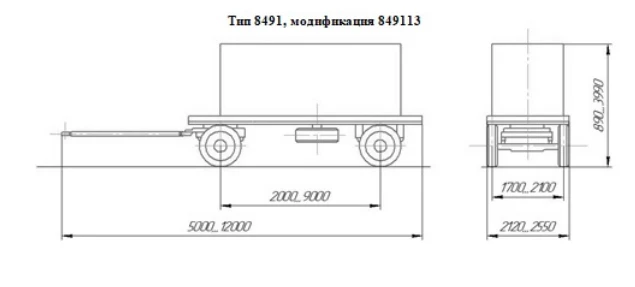 Special Equipment Transport Trailer Model 849113