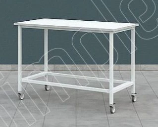 Portable Metal Work Table with Polymer Coating