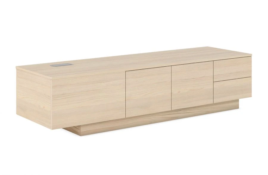 Extended Side Cabinet 2000 with Two Drawers and Doors, Art. JR212DX