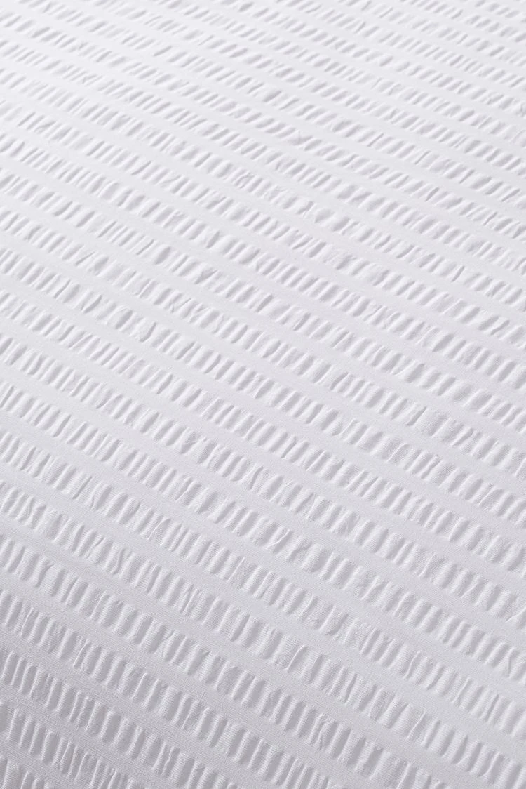 Bleached Cotton Fabric Mitkal with Crepe Finish 220cm, 105g/m²