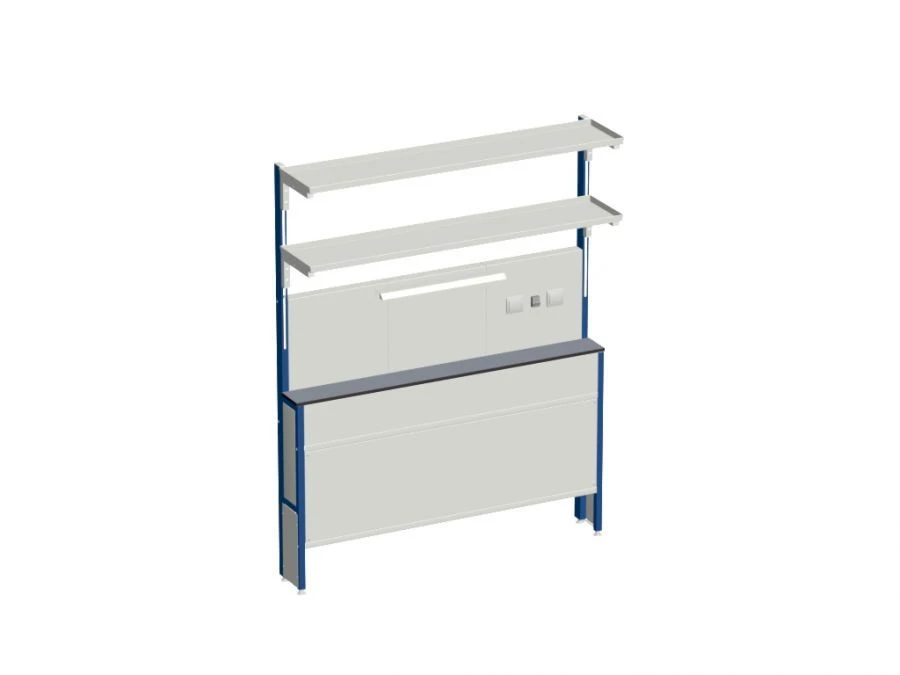 Adjustable Wall-Mounted Service Racks: SSPU-U