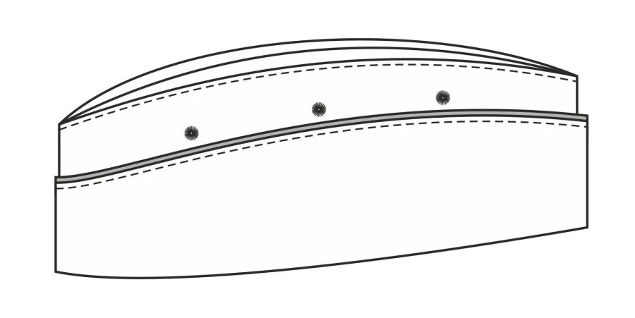 Departmental Security Worker Headgear Pilotka (P-02) Wool Blend Fabric