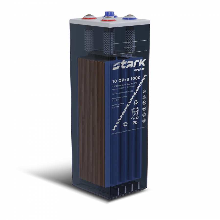STARK 10 OPzS 1000 Lead-Acid Battery for Stationary Applications