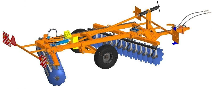 Heavy Disc Harrow BDT-2.8 for Soil Preparation