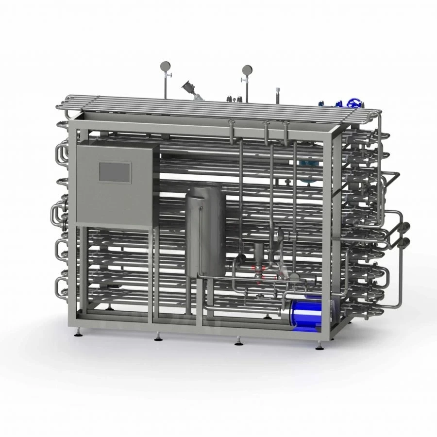 Tube Pasteurization and Cooling Unit for Food Liquids Model P8-ОПО