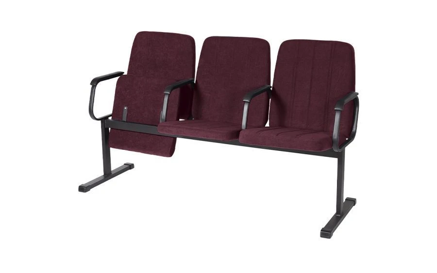 Multi-Seat Section KM6 with Soft Backrests and Armrests