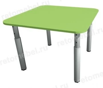 Square Table with Adjustable Legs
