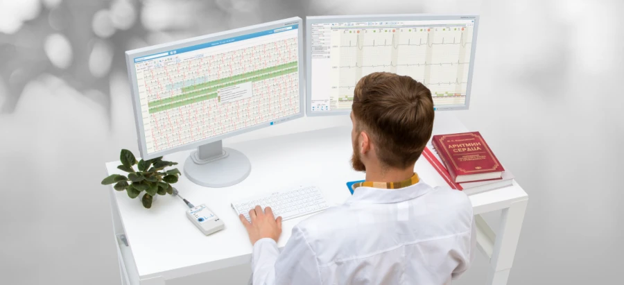 Holter Monitoring System for ECG Recording - Poli-Spektor-SM