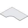 Ergonomic Left Tabletop 120x90x2.5 "Comfort" K.651