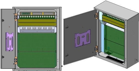 Enhanced Wall-Mounted Distribution Cabinet 19" 6U - SHRN-6U-265-WBB